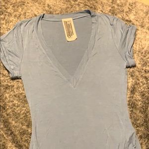 Light Blue Short Sleeve Bodysuit